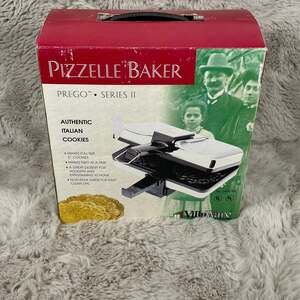 VillaWare Prego Series II Pizzelle Baker 3600-NS Non-Stick Italian Cookie Maker